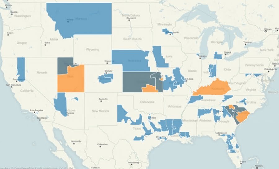 Mapping the Tea Party Caucus in the 112th Congress
