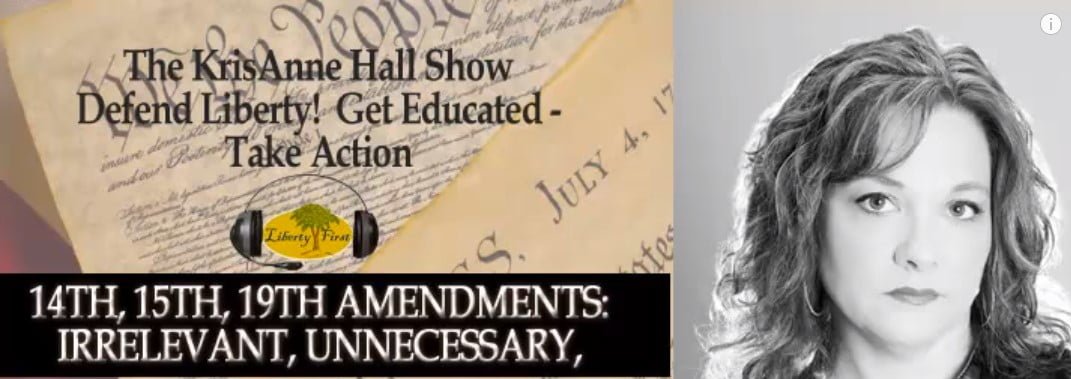 KrisAnne Hall Touts Her Anti-Racism, Calls for Gutting the 14th Amendment