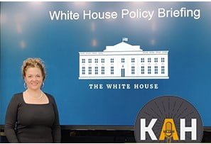 Far Right “Constitutionalist” Krisanne Hall Back at the White House